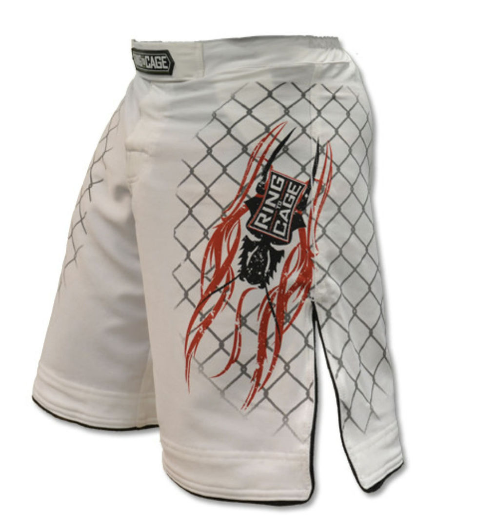 Thumbnail: Elite Fight Shorts - White
