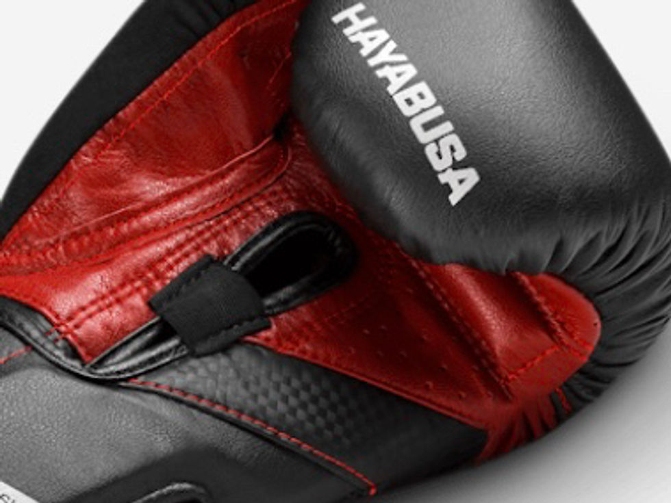 Thumbnail: Hayabusa T3 Boxing Gloves- Black & Red