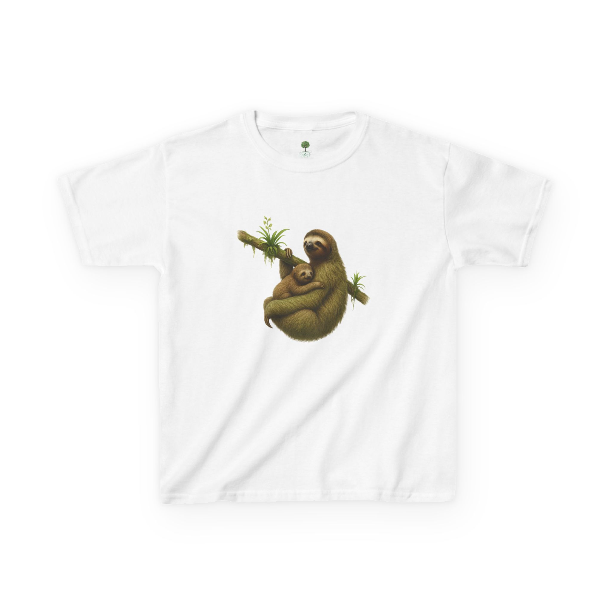 Kids Tee - Three Toed Sloth Amazon Rainforest Wildlife Design