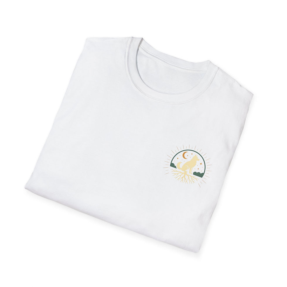 Thumbnail: Softstyle T-Shirt Rooted by Pochi Tee in Dark Space Logo