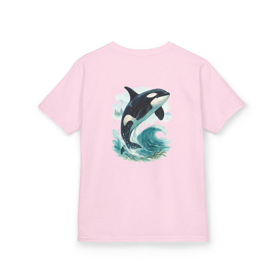Thumbnail: Kids Tee - Orca Ocean Lover Black Fish Smartest Hunter in the Ocean