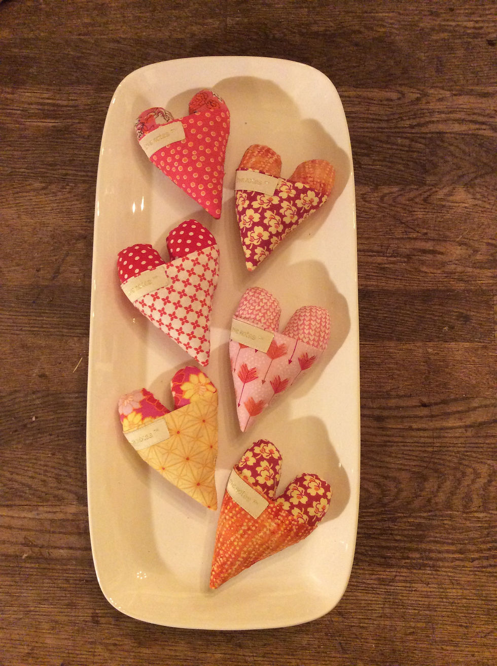 Thumbnail: Half Dozen Love notes in pinks and corals