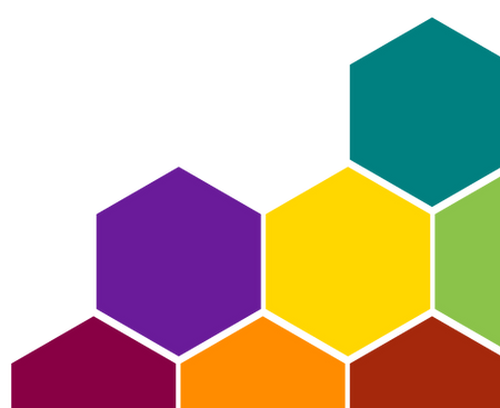 AIMS Columbus hexagon graphics