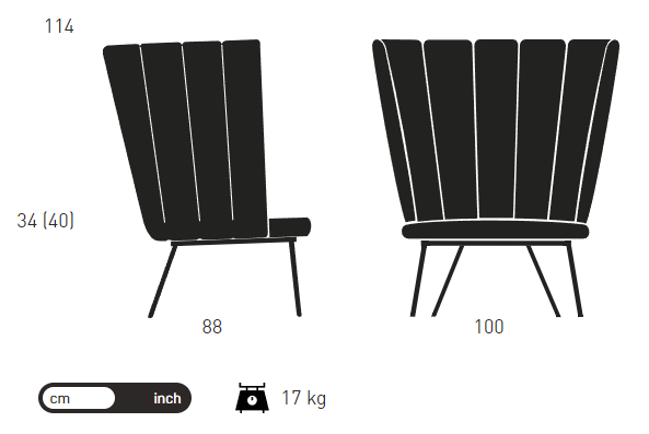 Indexkép: Gaia Calice Lounge | High-back Easy Chair