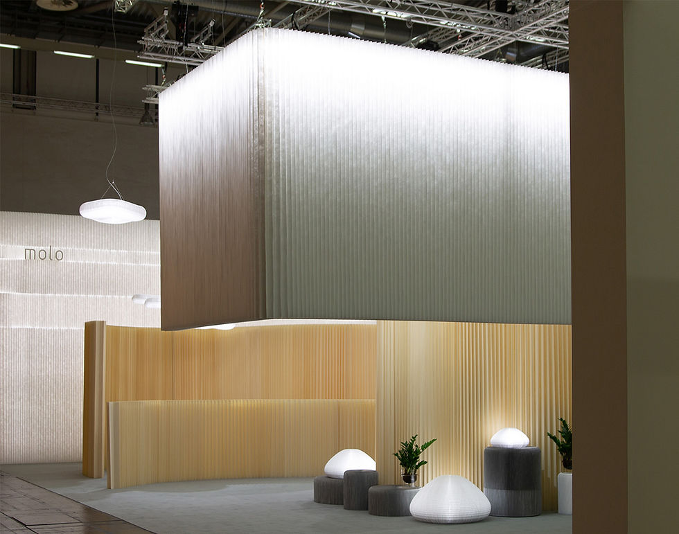 Indexkép: molo | suspended softwall + softblock luminaires | luminous hanging partitions