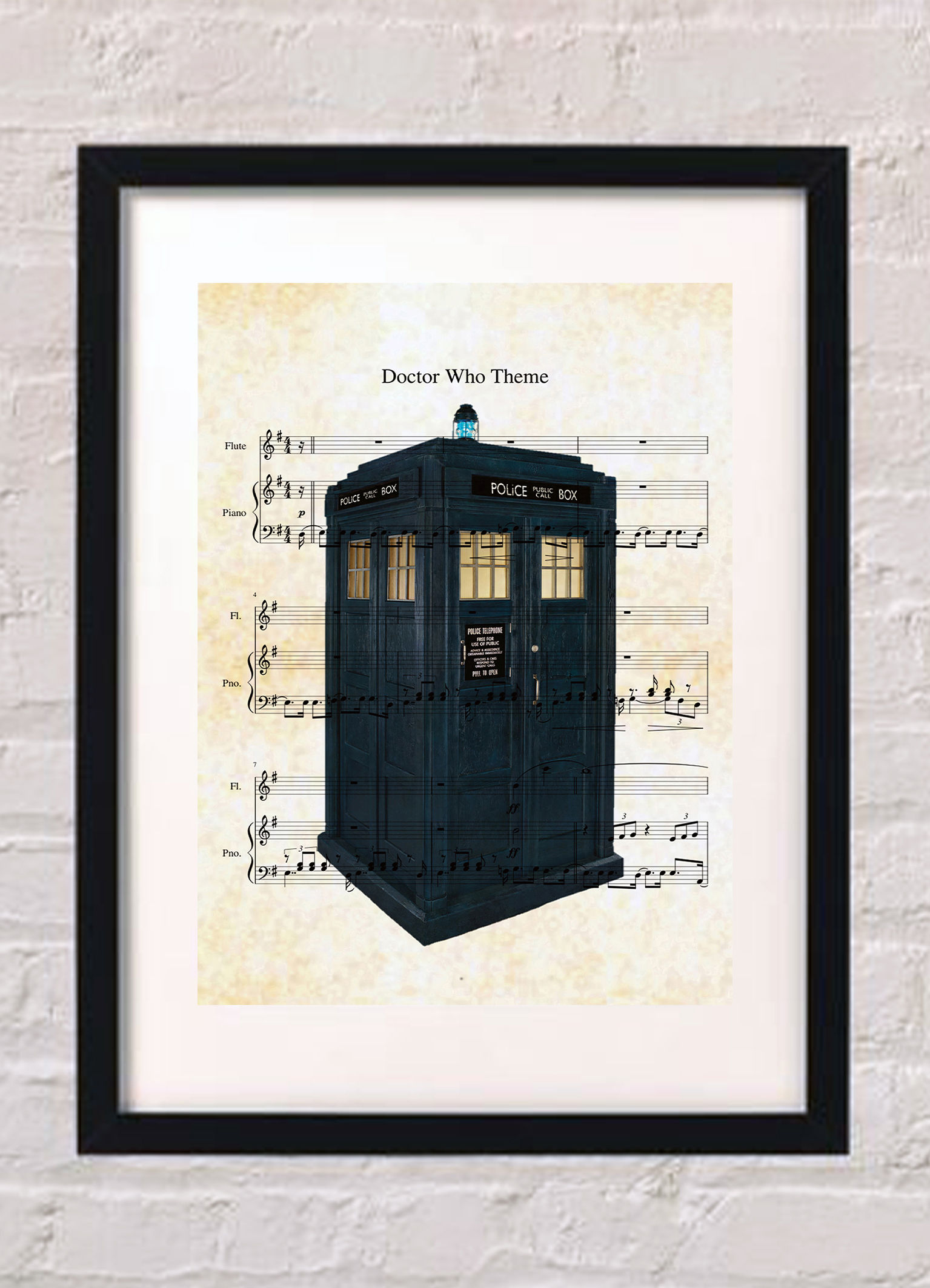 Doctor Who - Framed Music Prints