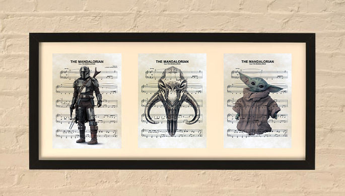 Thumbnail: Star Wars Triple Framed Pictures