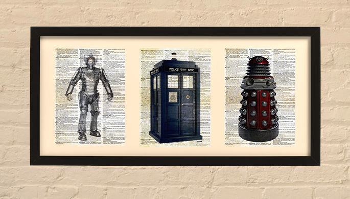 Thumbnail: TV Shows Triple Framed Pictures