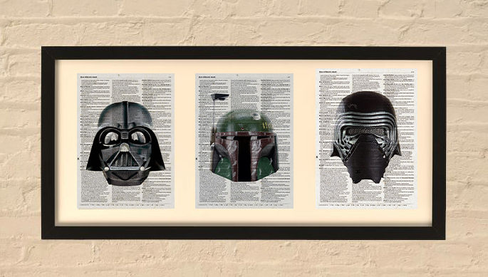 Thumbnail: Star Wars Triple Framed Pictures