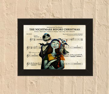 Thumbnail: Horror  - Small Framed Music Prints