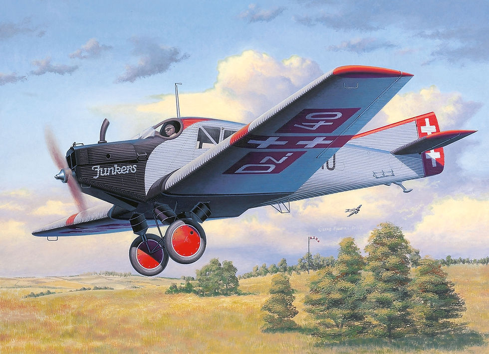 Миниатюра: Сборная модель самолёта "Junkers F. 13"