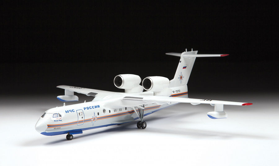 Миниатюра: Сборная модель самолёта-амфибии "Бе-200ЧС"