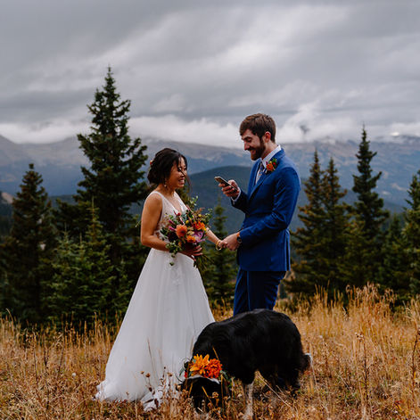 A Rainy, Golden Fall Elopement in Breckenridge | Colorado Elopement Photography