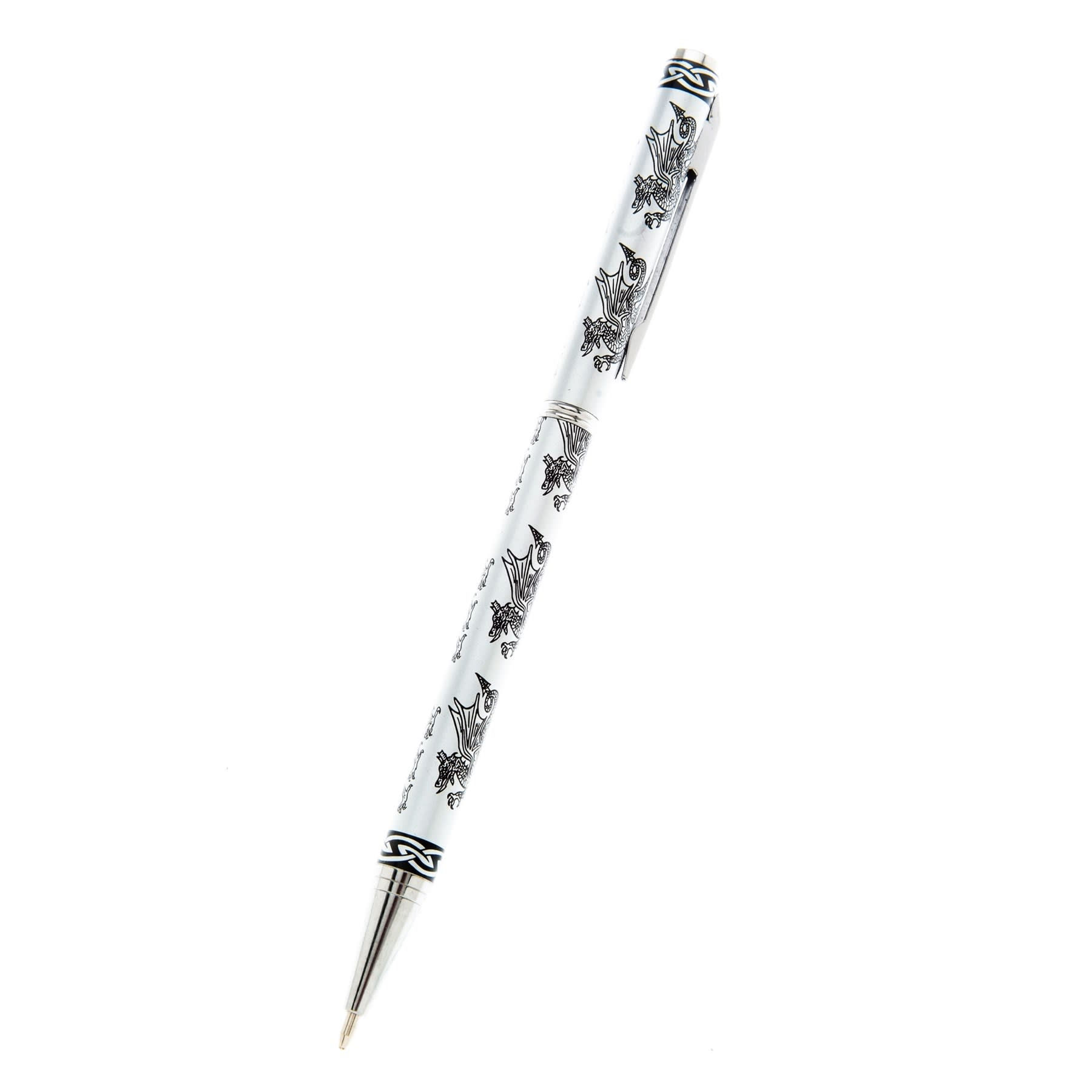 Slim Ballpoint Pen Celtic Welsh Dragon