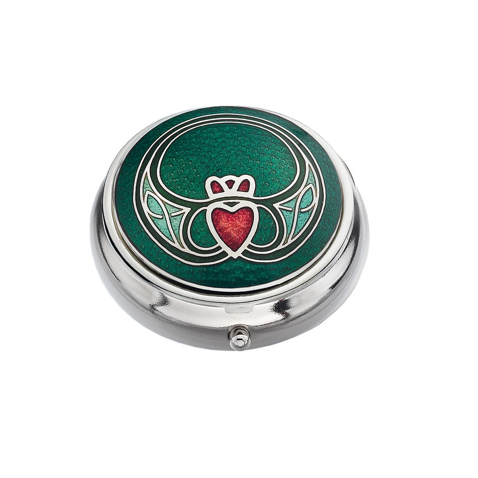 Thumbnail: Claddagh Modern Pill Box