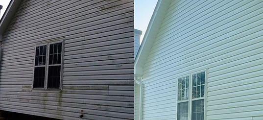 Professional house washing service in Raleigh, NC by Green Eagle Pressure Washing. Expert pressure washing removes dirt, mold, and grime, enhancing curb appeal and protecting your home’s exterior