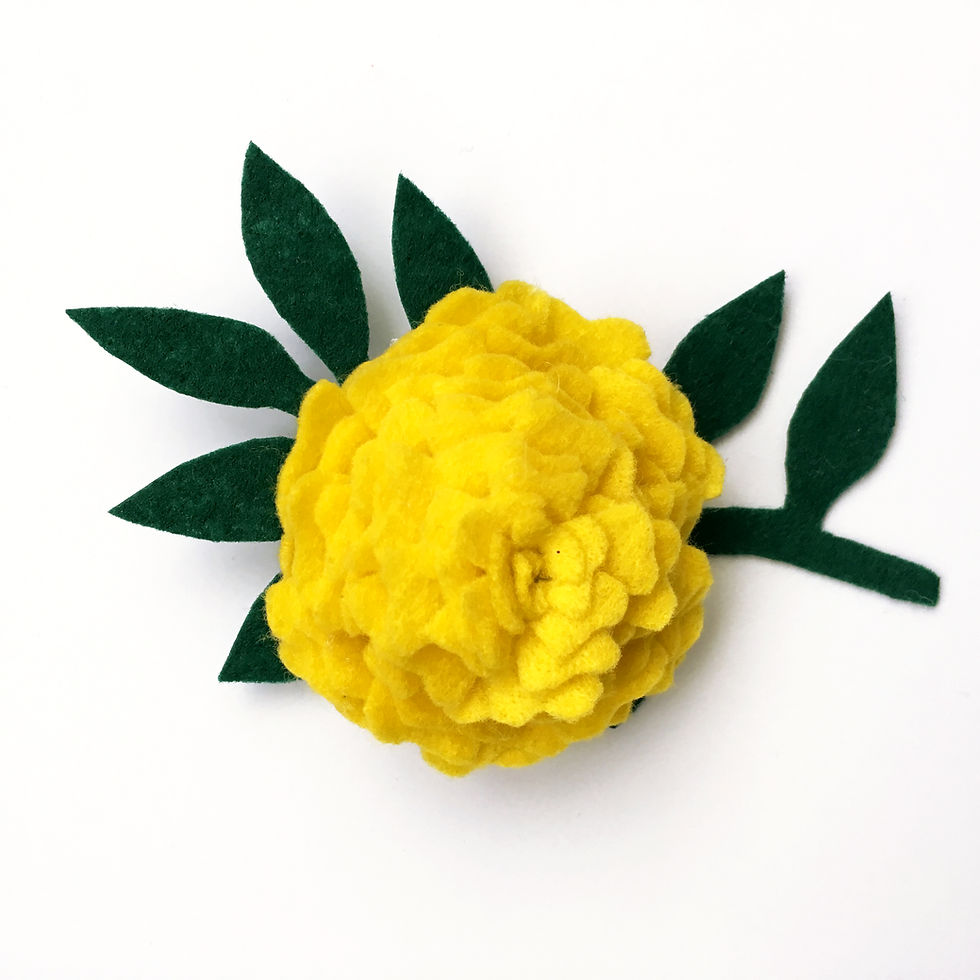 Thumbnail: MARIGOLD Felt Brooch