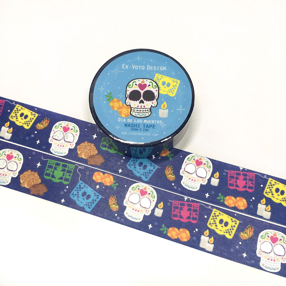 Thumbnail: DIA DE LOS MUERTOS Washi Tape