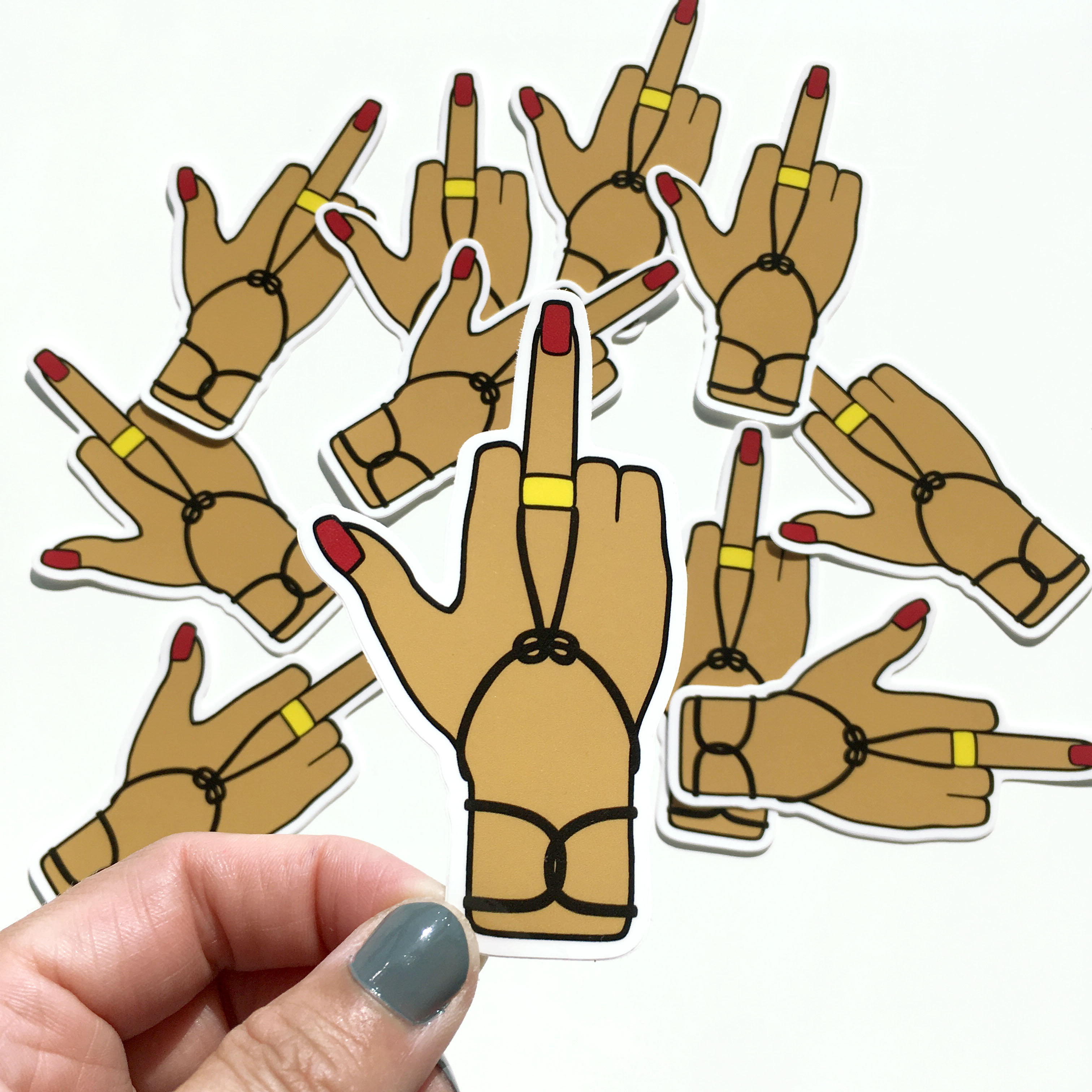 CHOLA HAND, vinyl sticker | exvotodesign