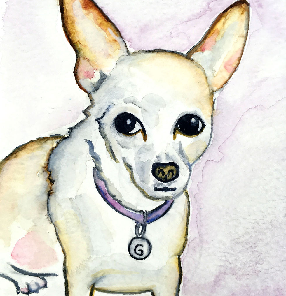 Thumbnail: CUSTOM PET Watercolor Portrait
