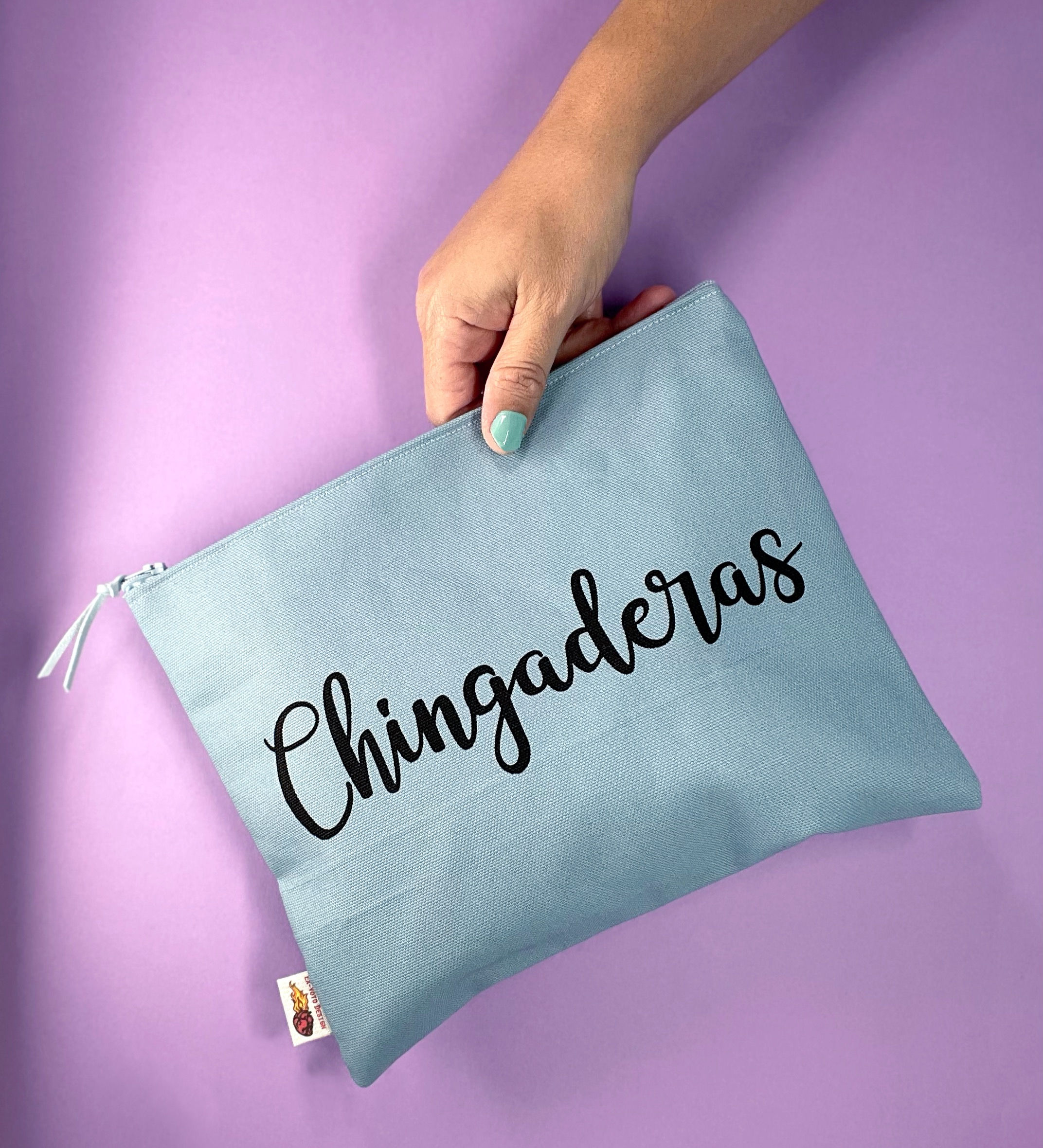 CHINGADERAS Clutch (blue & black)