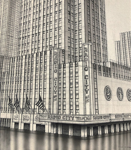 이여운 작가_ Radio City Music Hall, 캔버스천에 수묵 Korean ink on canvas, 53x46cm, 2023 - 복사본.jpg