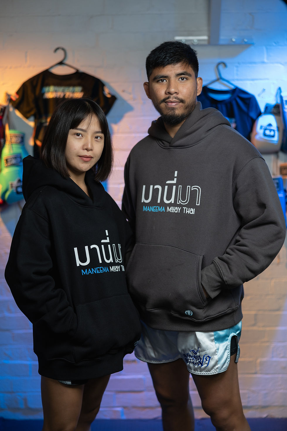 Thumbnail: Maneema Oversized Hoodie - Thai Logo