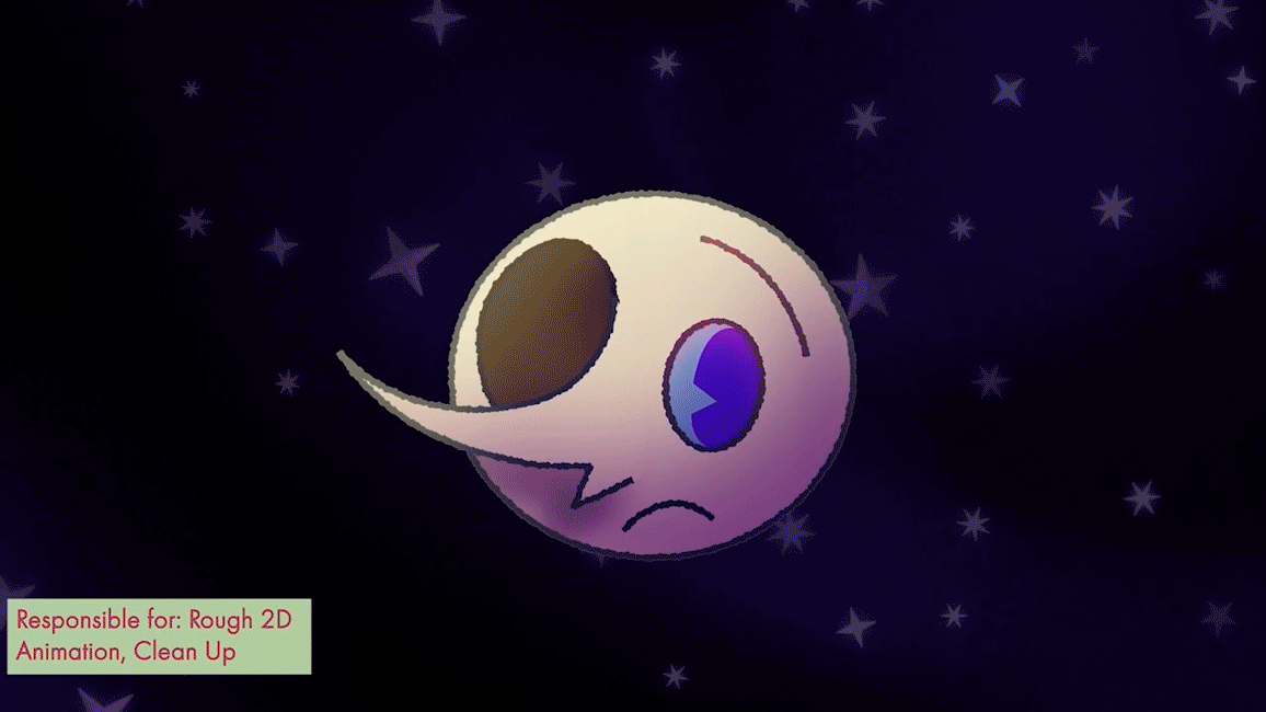 Animation from "Moon's Malady" short film