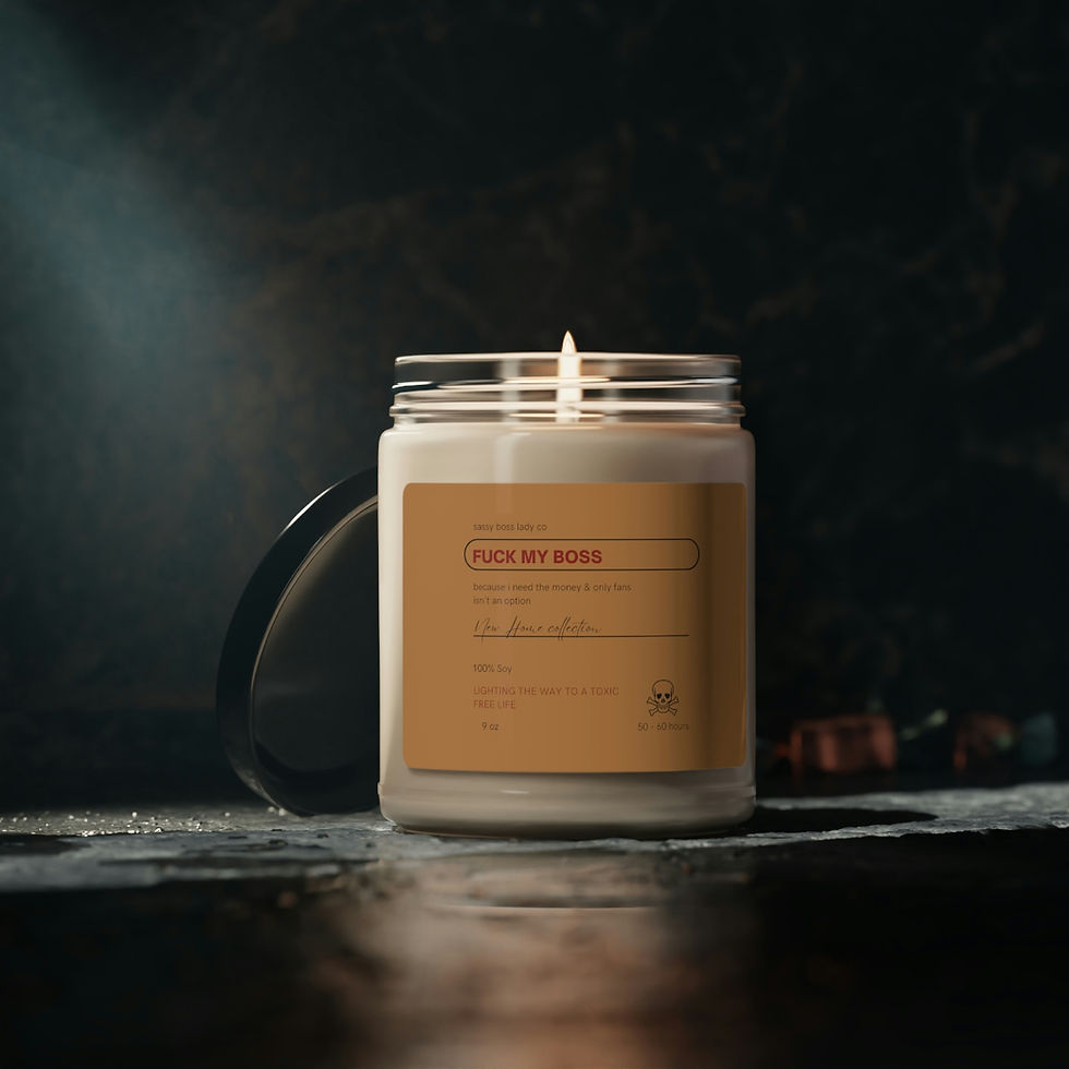Thumbnail: Fuck My Boss Sarcastic Candle