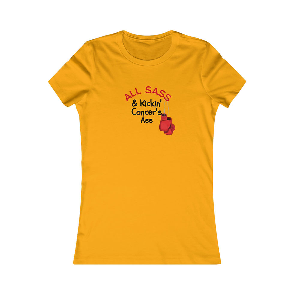 Thumbnail: All Sass and Kicking Cancer's Ass Shirt