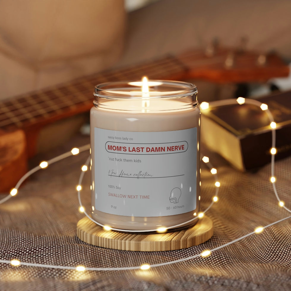 Thumbnail: Mom's Last Damn Nerve Sarcastic Candle