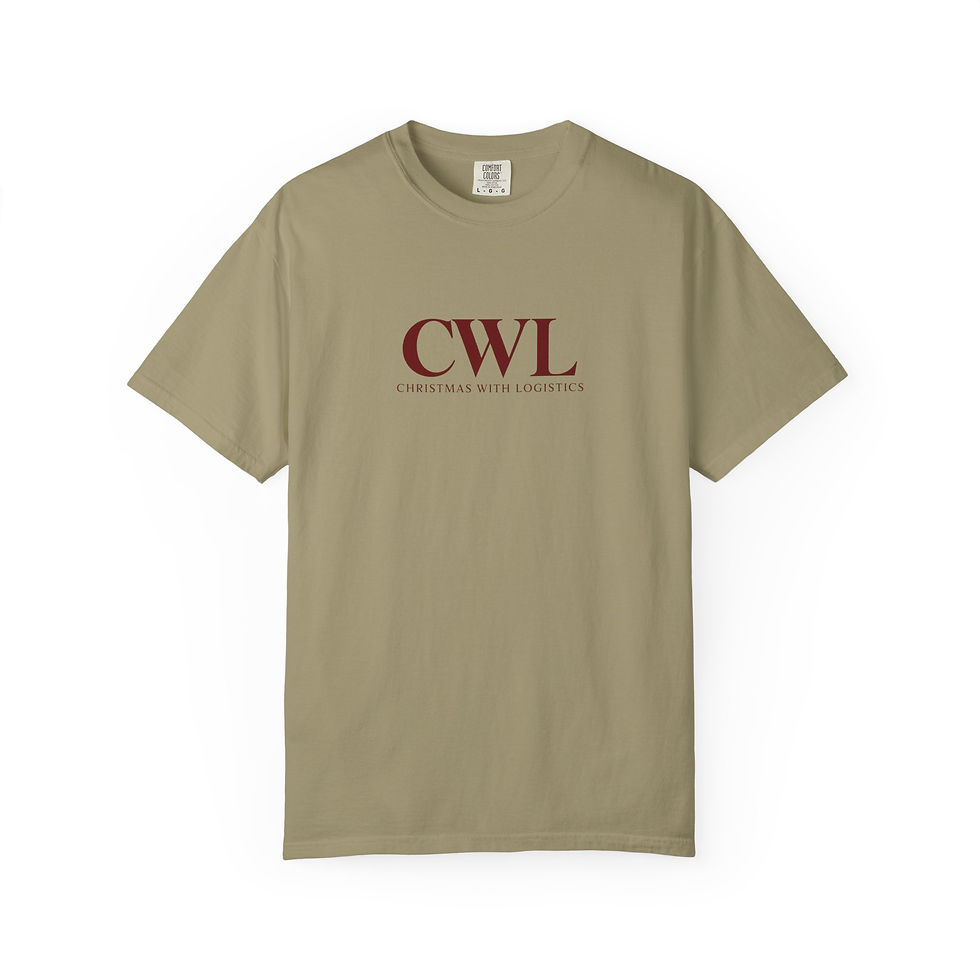 Thumbnail: CWL Logistics Crewneck T‑Shirt — 'Logistics for the Greater Good' Graphic Tee