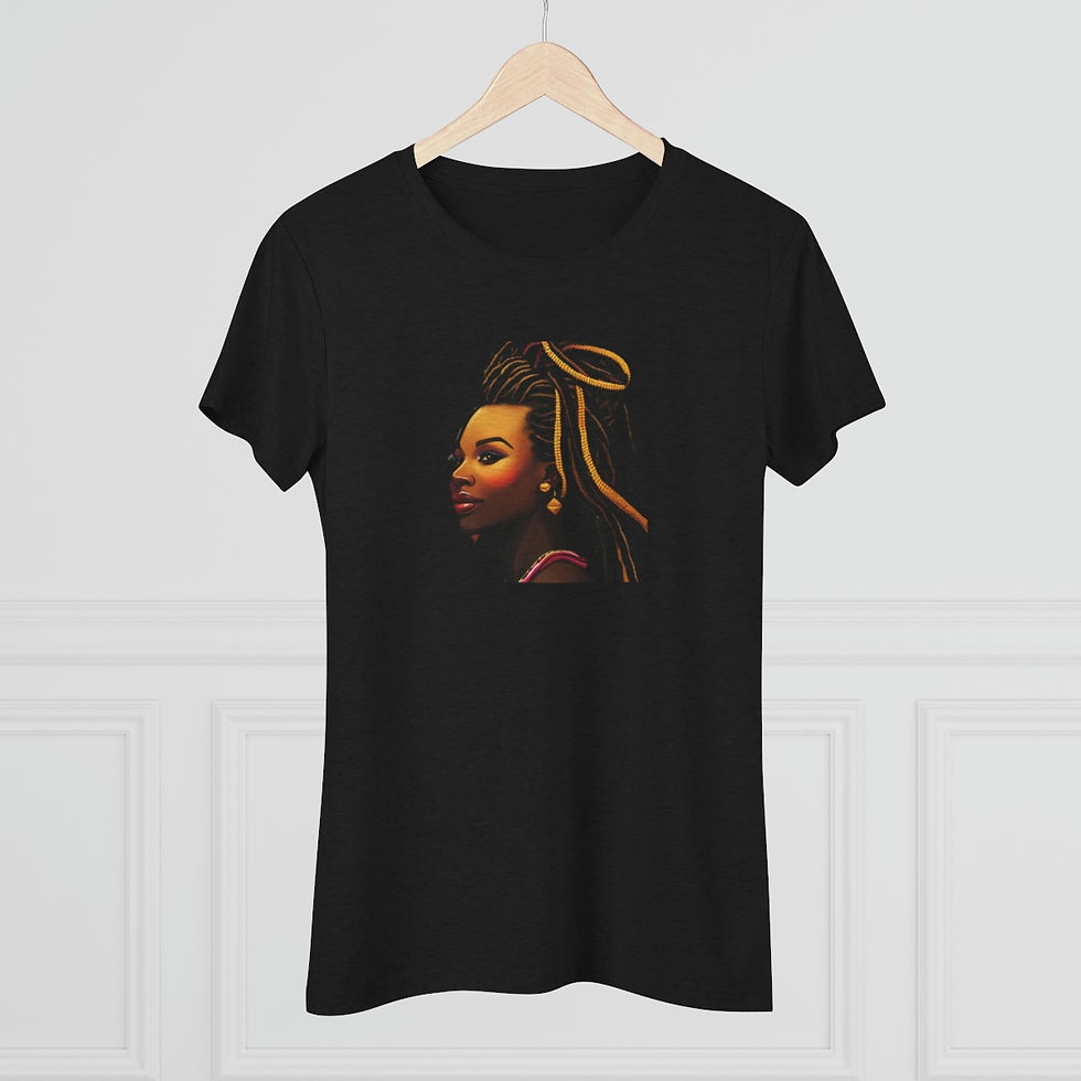 Thumbnail: Melanated Queen Crown of Locs T-Shirt | Black Girl Magic Tee