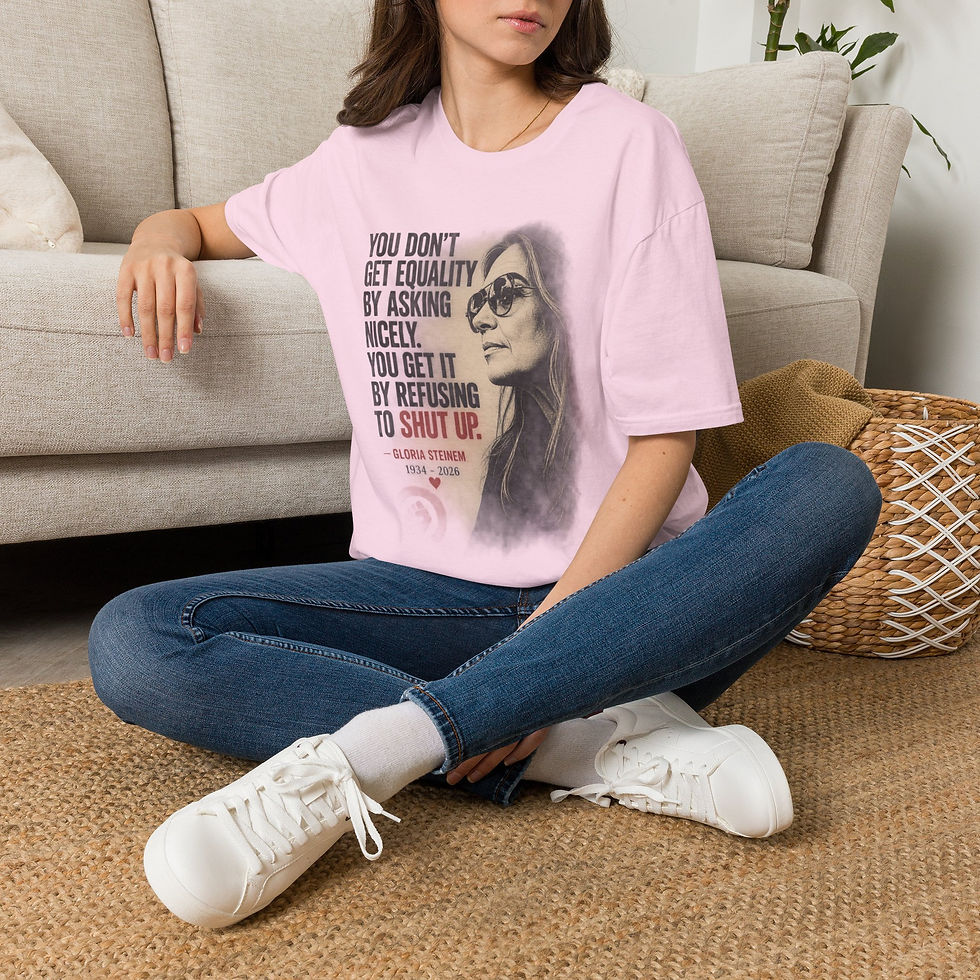Thumbnail: You Don't Get Equality By Asking Nicely T-Shirt | Gloria Steinem Quote