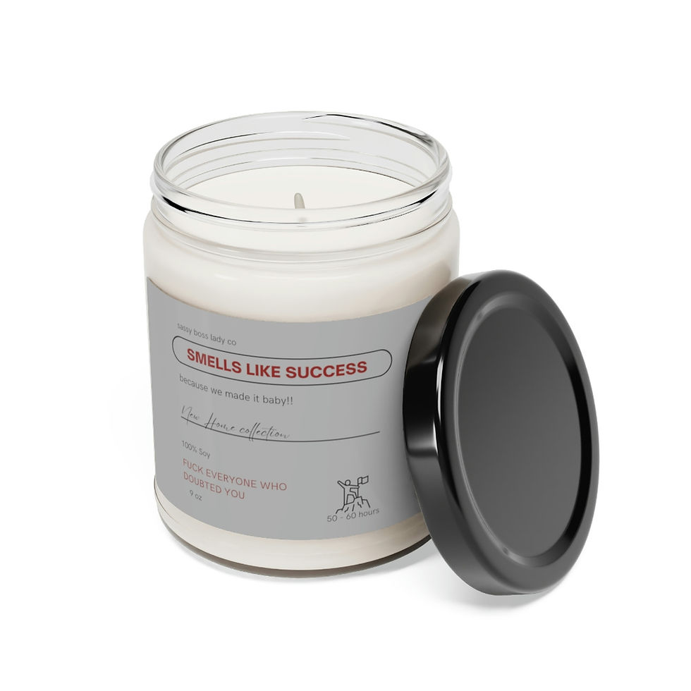 Thumbnail: Smells Like Success Sarcastic Candle