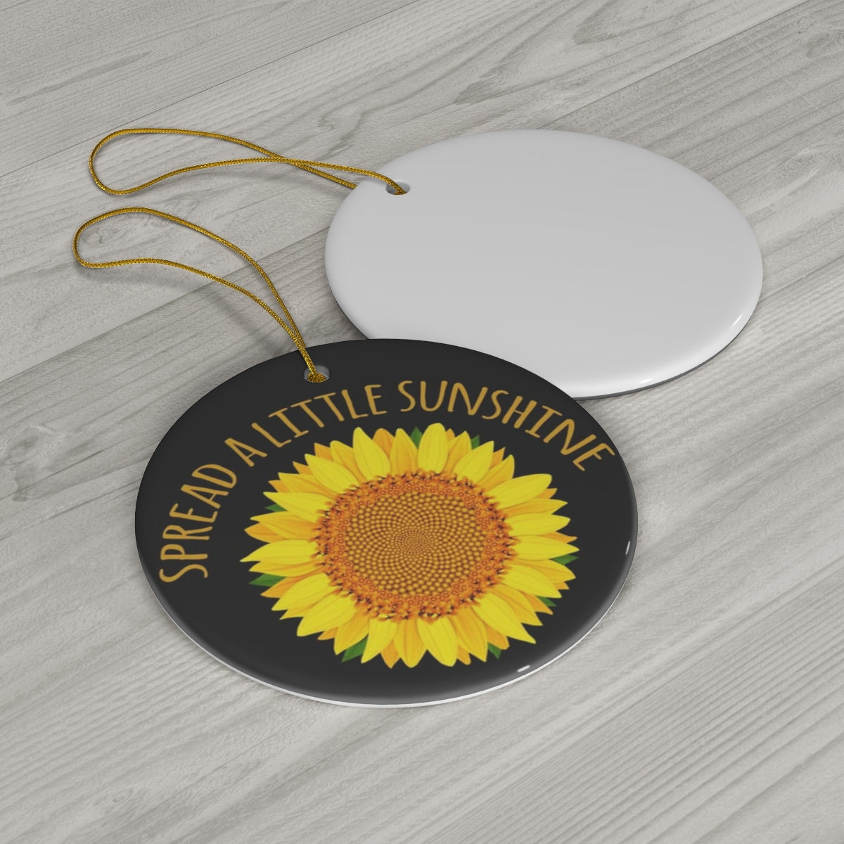 Spread Sunshine Ceramic Ornament