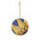 Thumbnail: Sunflower Petals Ceramic Ornament, 1-Pack