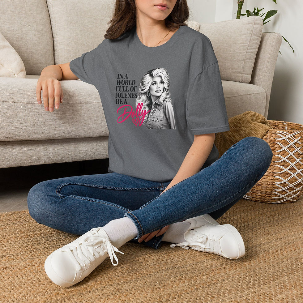 Thumbnail: In a World Full of Jolenes Be a Dolly T-Shirt | Country Music Portrait Tee