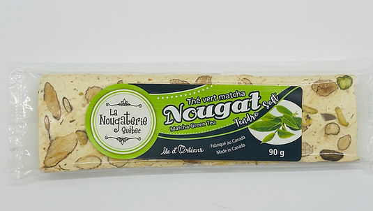 Barre de Nougat 90g - Thé vert matcha