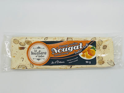 Barre de Nougat 90g - Orange confite