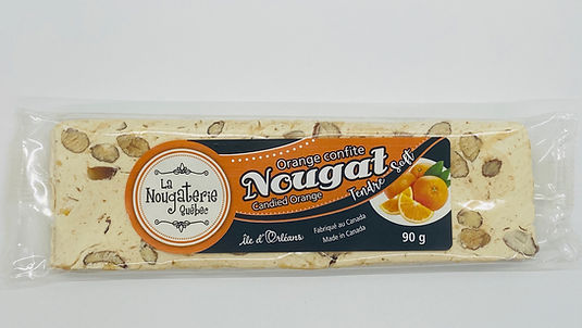 Barre de Nougat 90g - Orange confite