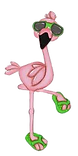 Flamingo birthday lawn card rentals