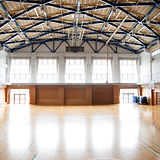 Leere Turnhalle