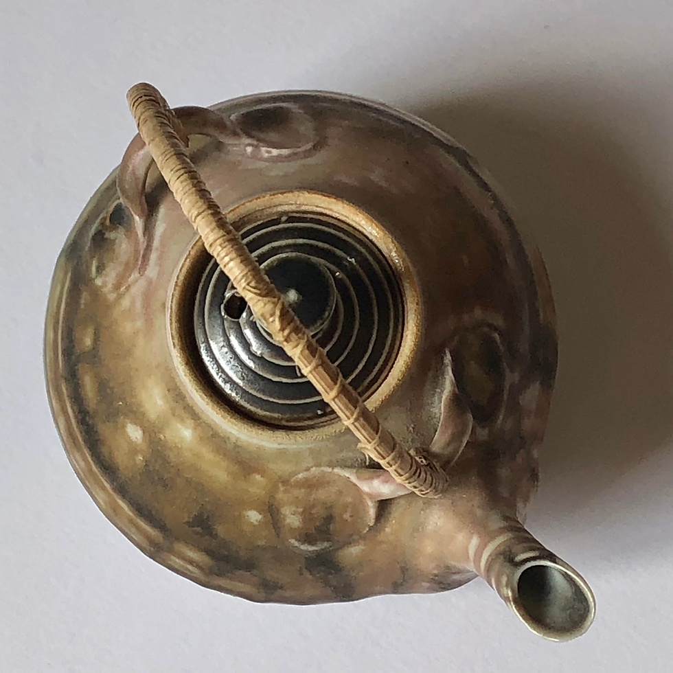 Thumbnail: Mary Rich porcelain cane handle tea pot