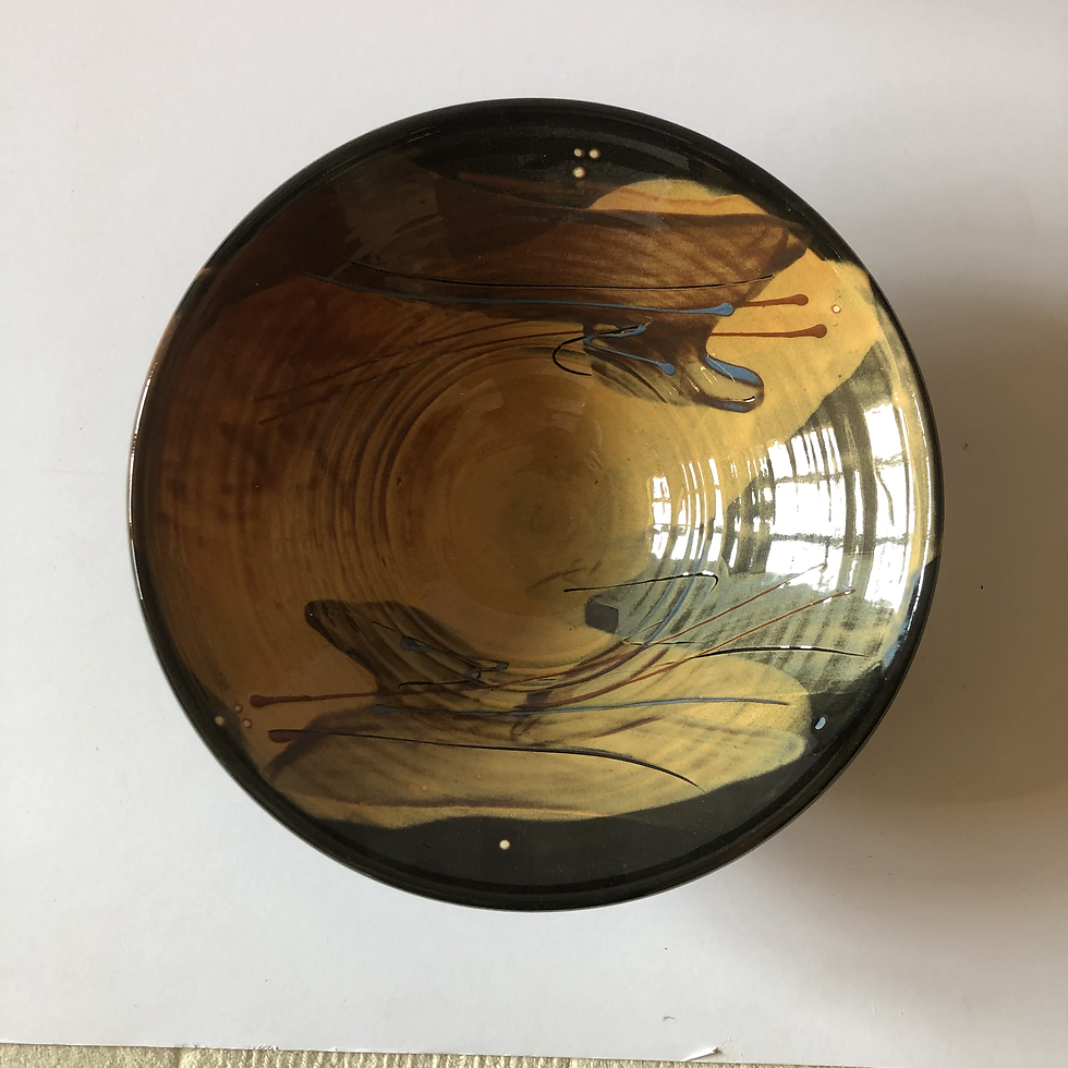 Francoise Dufayard domestic studio slip ware pottery