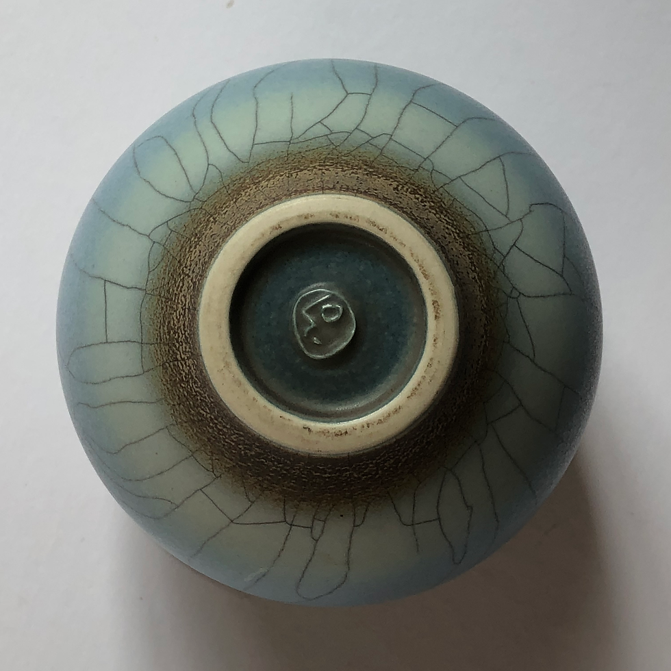 Thumbnail: David White porcelain crackle glaze studio ceramics