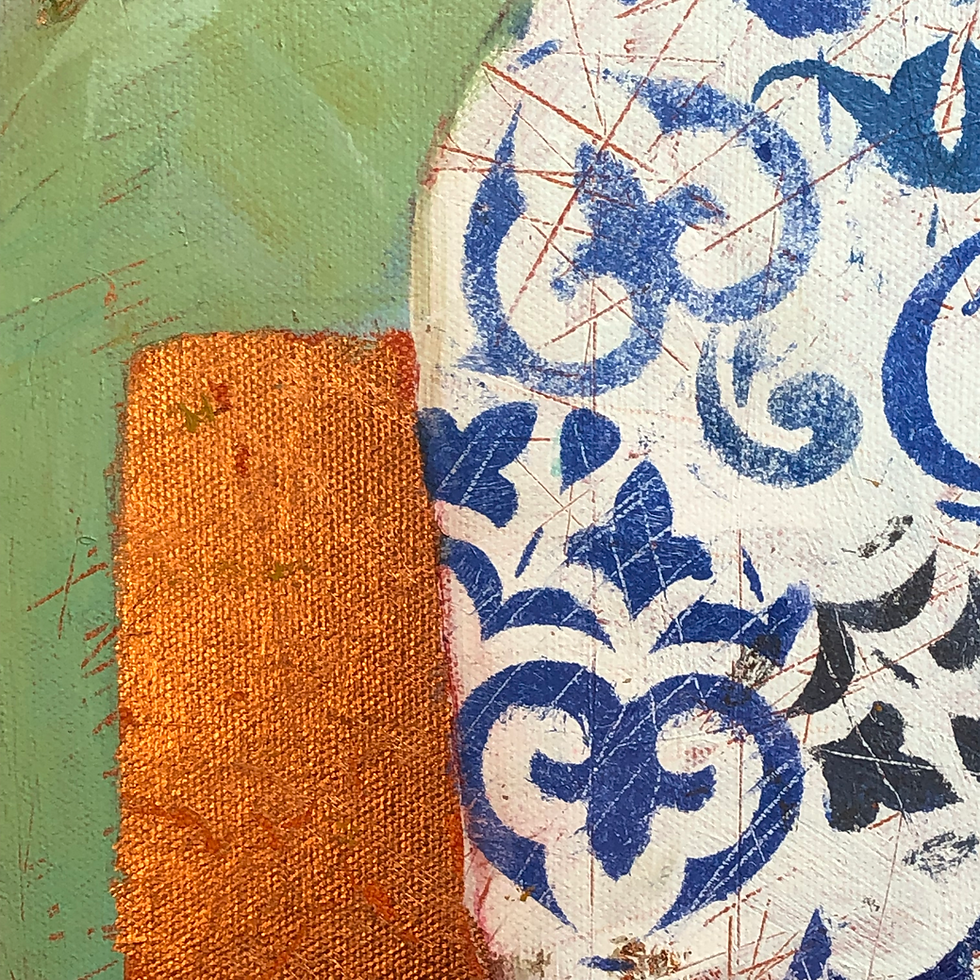 Thumbnail: Sally Anne Fitter floral still life painting