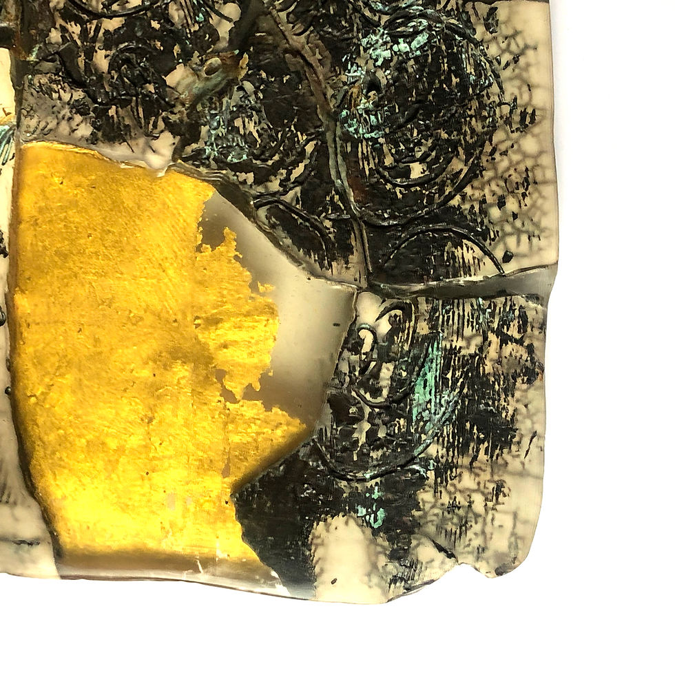 Thumbnail: Peter Hayes Beaux Arts Raku wall panel