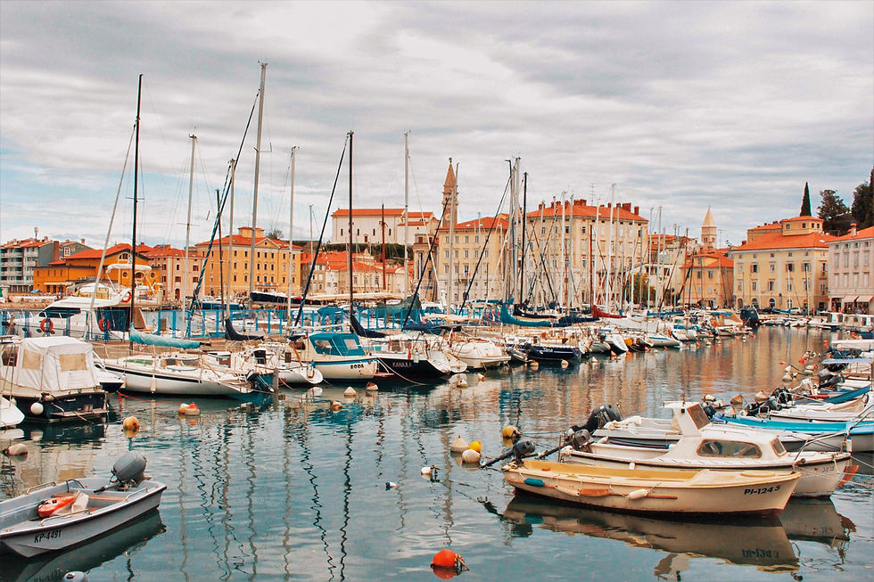 Piran's lovely harbor