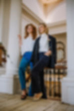 Thumbnail: Tailored ladies autumn long length trousers